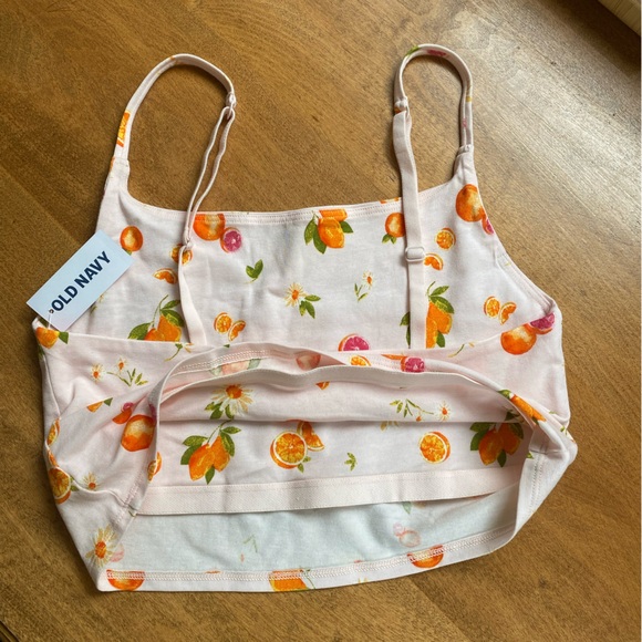 Old Navy Pink Orange Blossom Print Tank Top - Picture 4 of 5